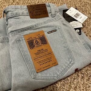 Volcom Boys Chillow sz16 Jeans NWT
